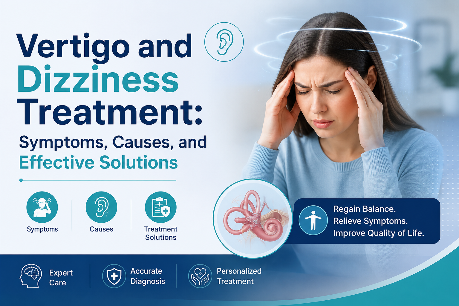 Vertigo and Dizziness Treatment Symptoms, Causes, and Effective Solutions