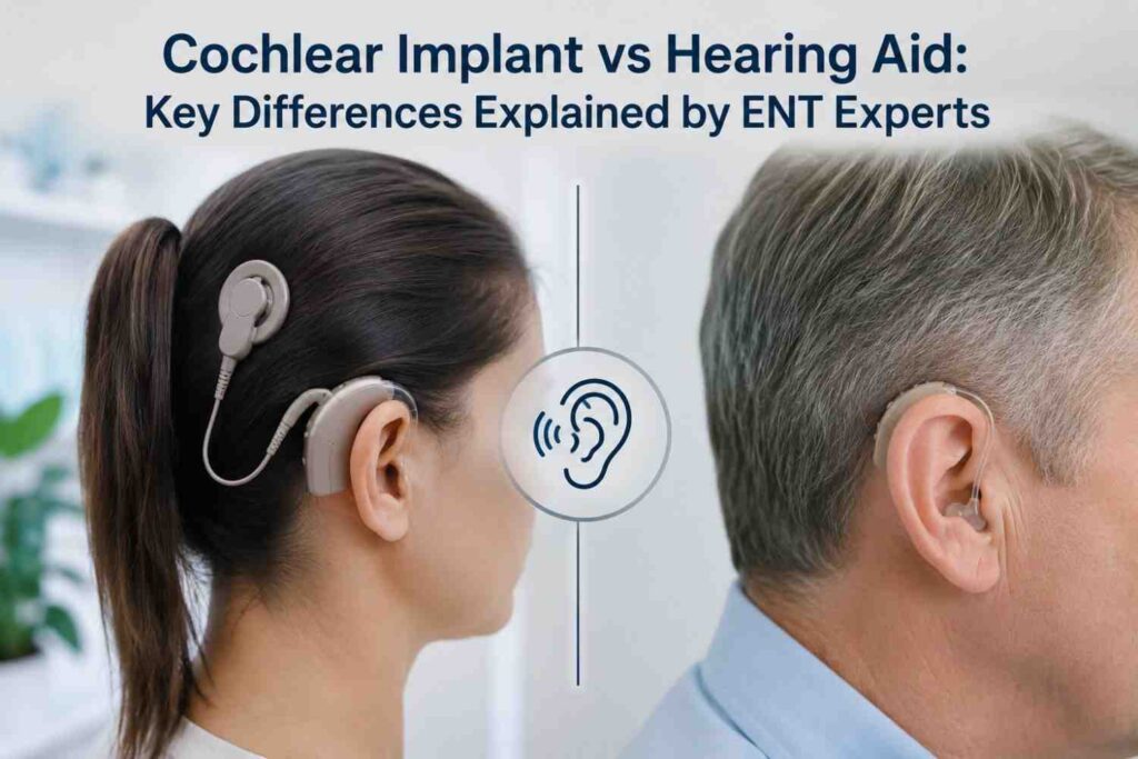 cochlear implant vs hearing aid